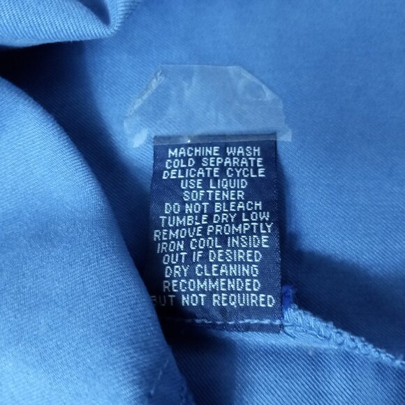 HSZ Studio Woman 4X Bathrobe Housecoat House Dress Button-Down Blue Embroidered - Picture 6 of 15